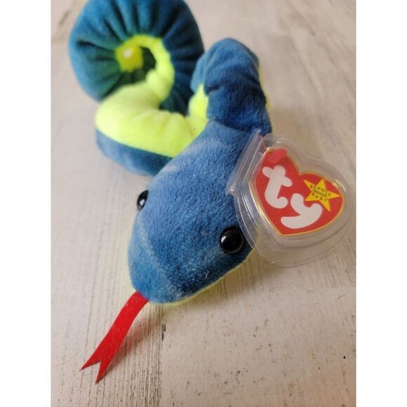 Original Beanie Baby 1997 hissy snake plush home decor - Picture 2 of 8